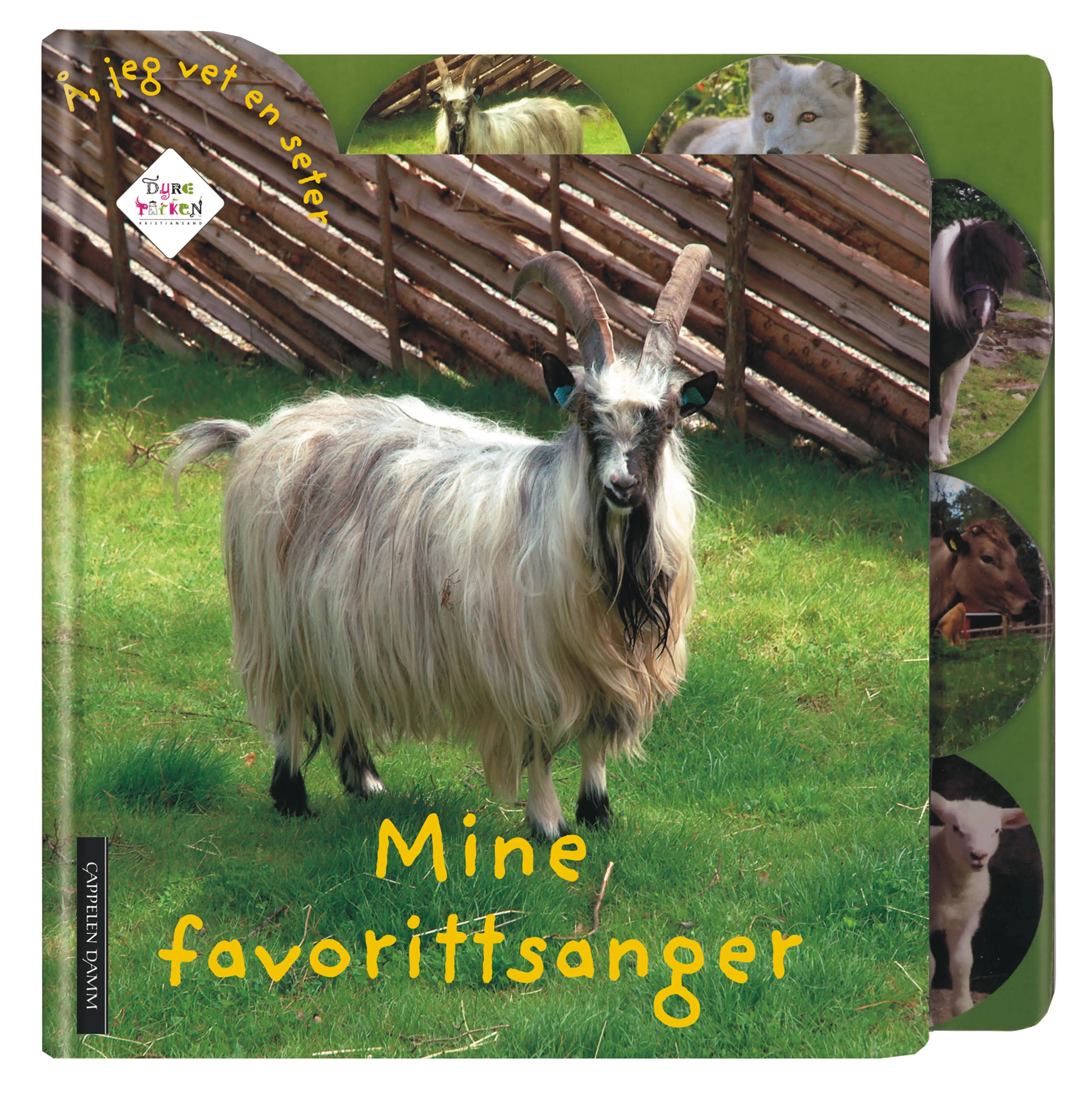 Omslag Dyreparken - Mine favorittsanger (Innbundet)