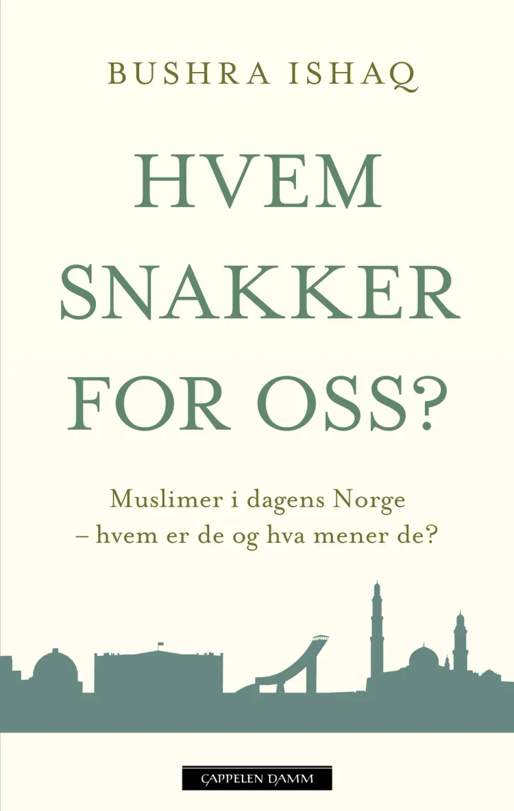 Omslag Hvem snakker for oss? av Bushra Ishaq (Innbundet)