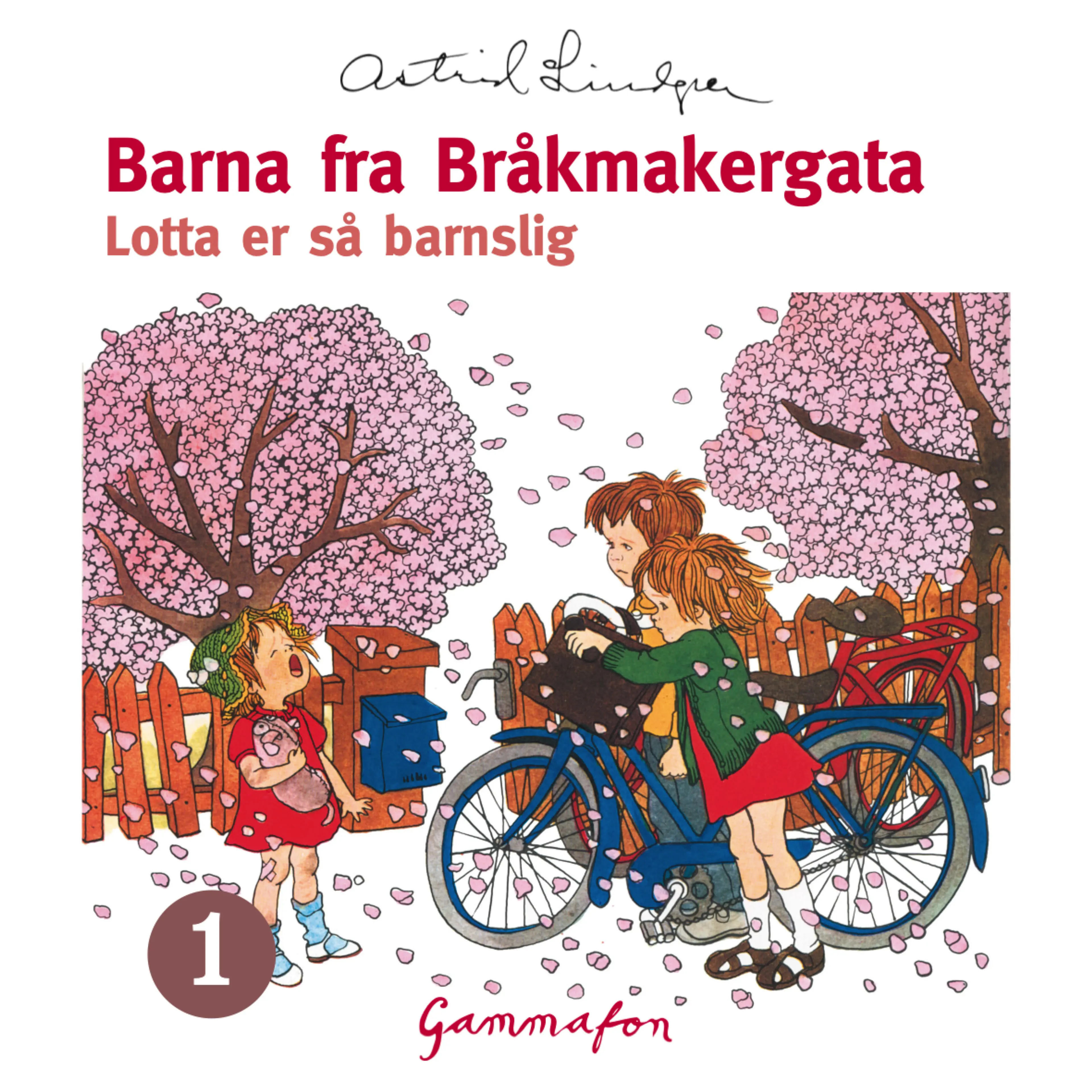 Omslag Lotta er så barnslig av Astrid Lindgren (Lydbok)