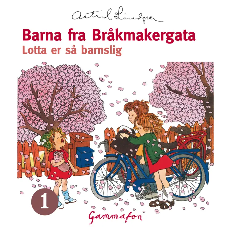 Omslag Lotta er så barnslig av Astrid Lindgren (Lydbok)