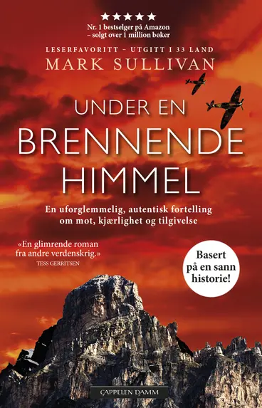 Omslag Under en brennende himmel av Mark Sullivan (Heftet)