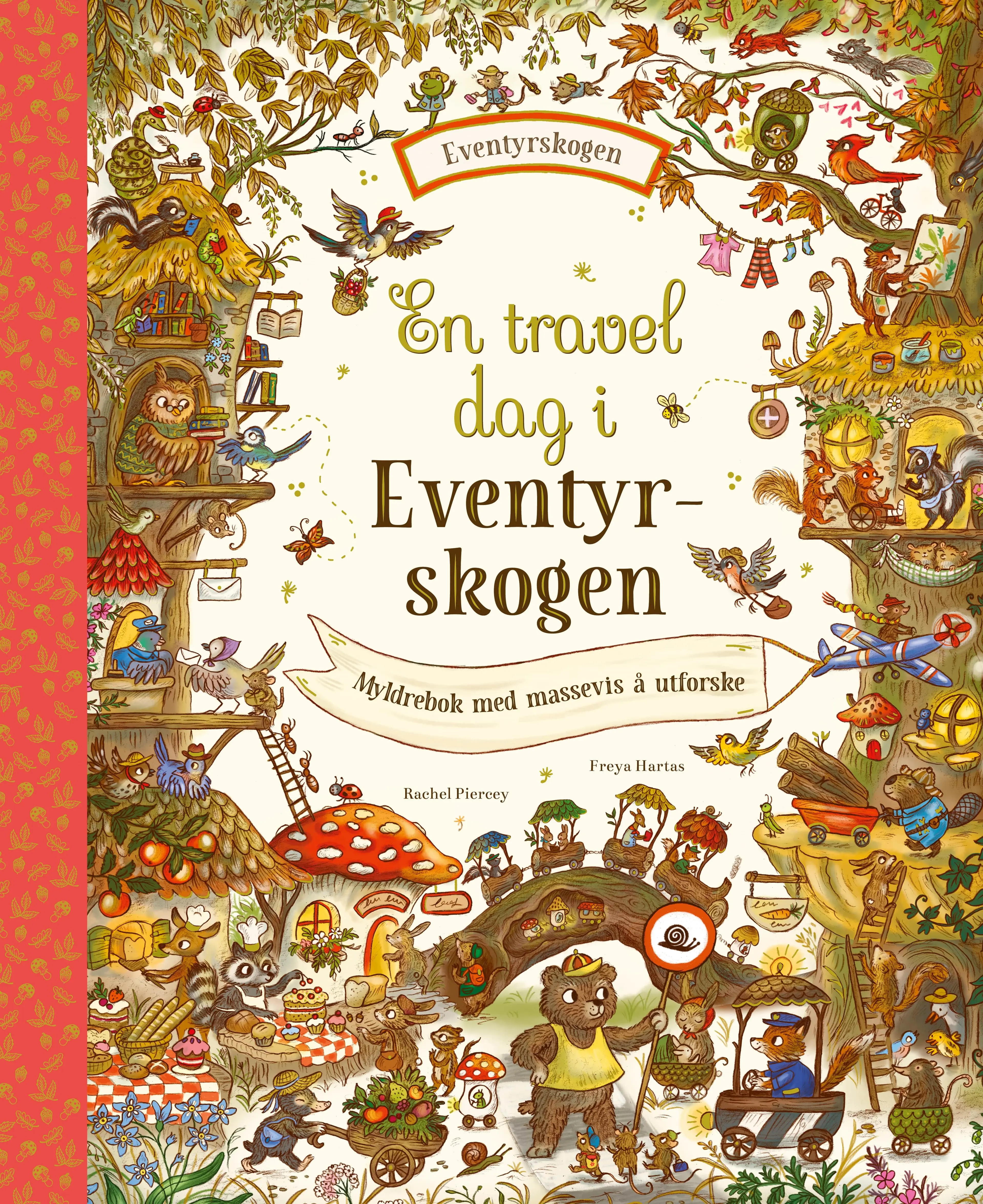 Omslag En travel dag i Eventyrskogen av Rachel Piercey (Innbundet)
