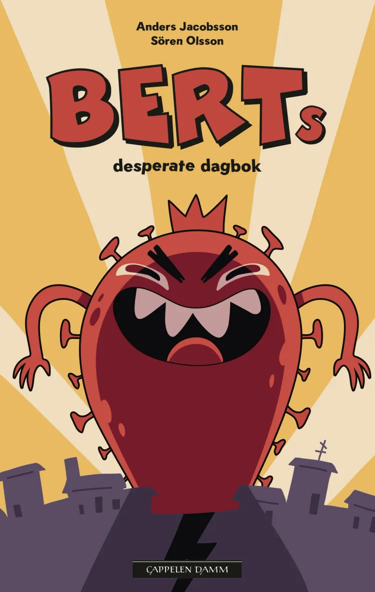 Omslag Berts desperate dagbok av Anders Jacobsson (Heftet)
