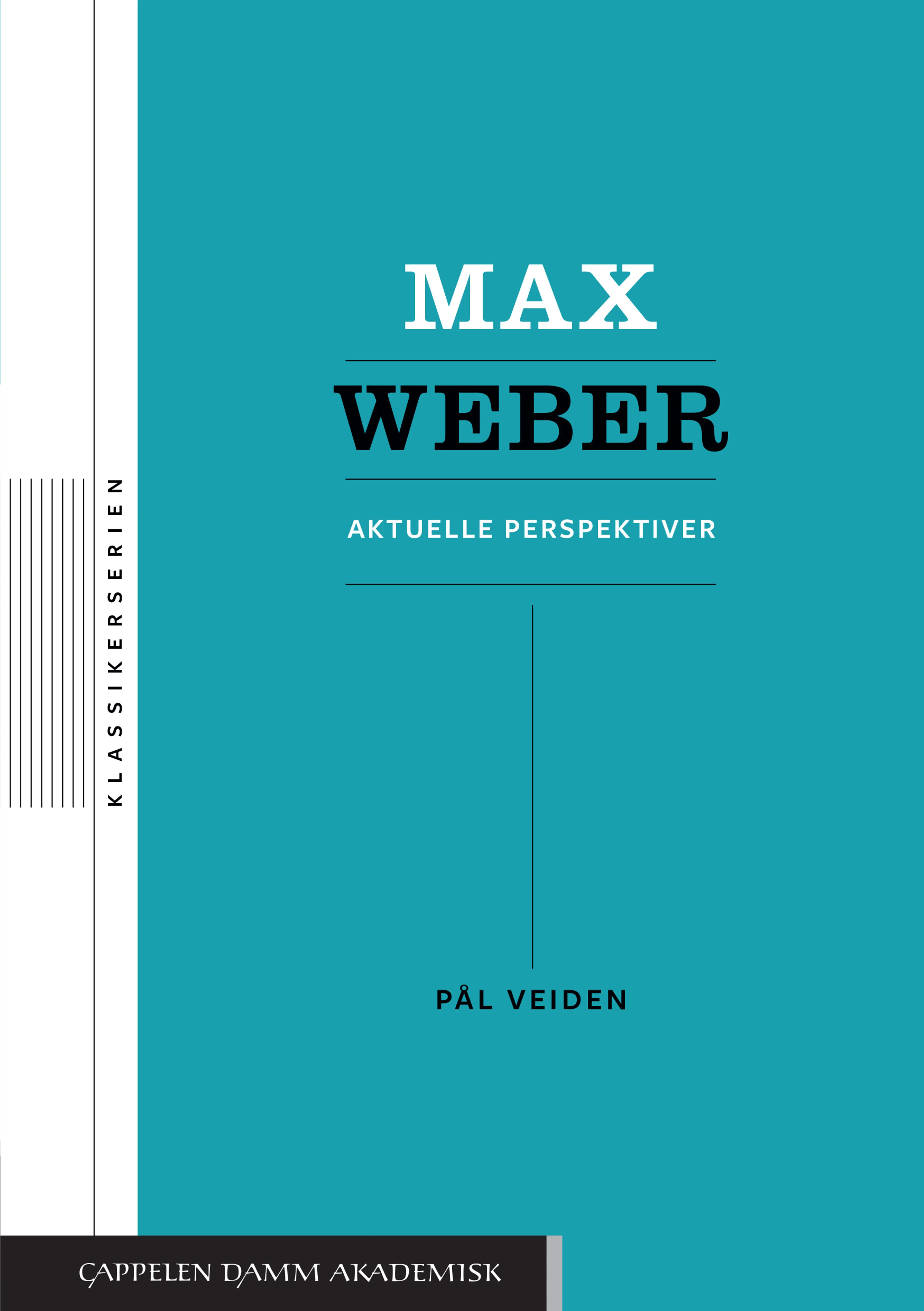 Omslag Max Weber av Pål Veiden (Heftet)