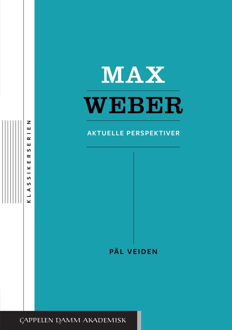 Omslag Max Weber av Pål Veiden (Heftet)