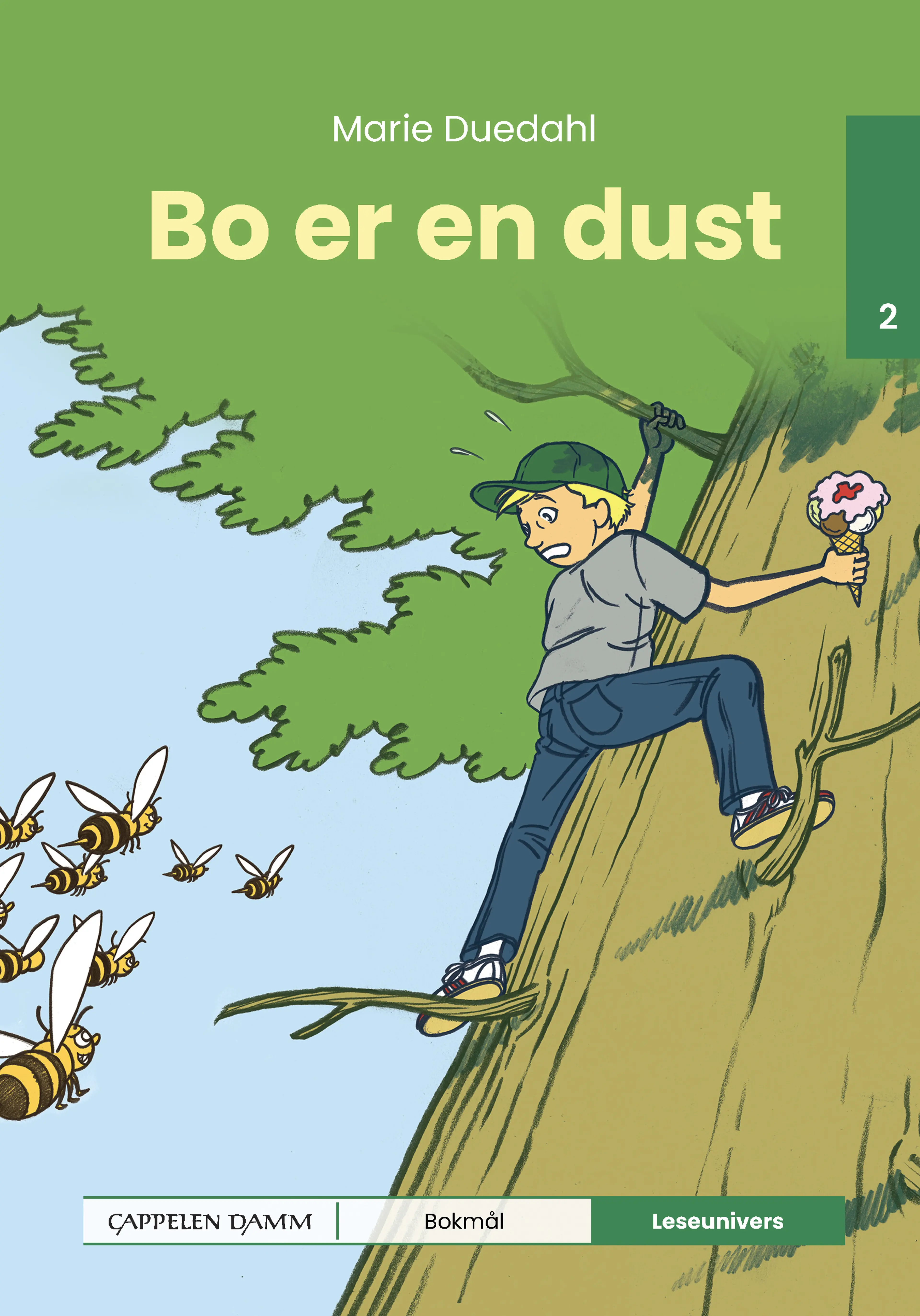 Omslag Leseunivers 2: Bo er en dust av Marie Duedahl (Innbundet)