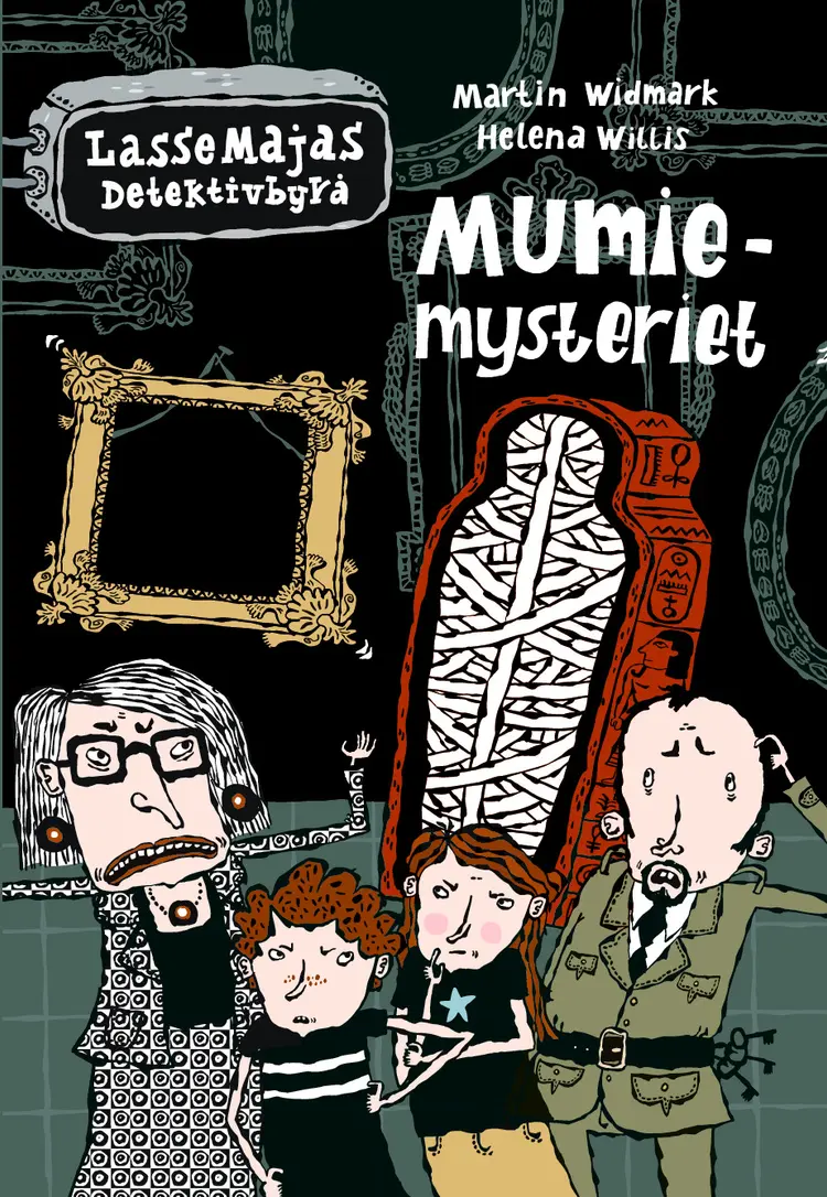 Omslag LasseMaja - Mumiemysteriet av Martin Widmark og Helena Willis (Innbundet)