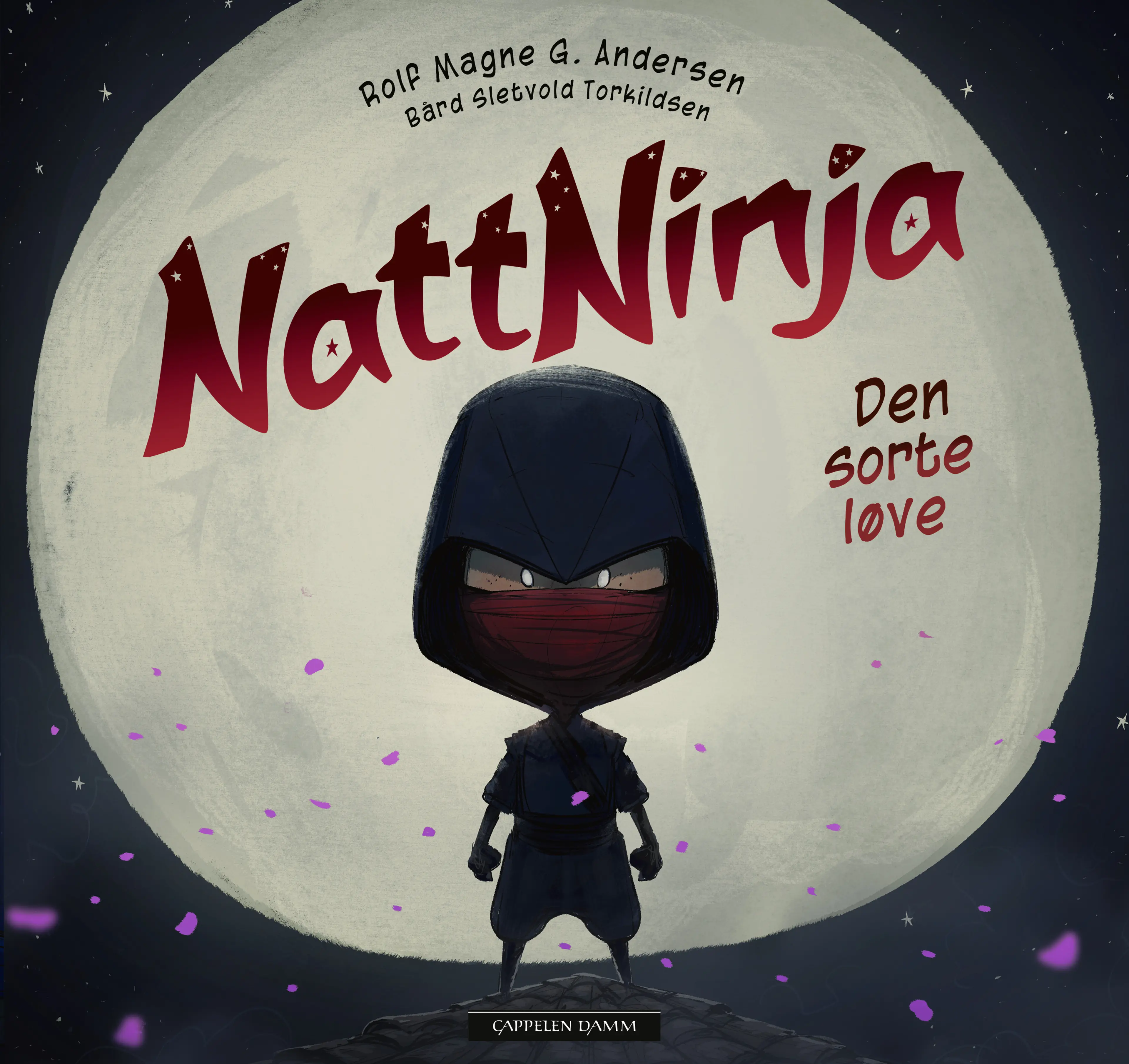 Omslag NATTNINJA - Den sorte løve av Rolf Magne G. Andersen (Innbundet)