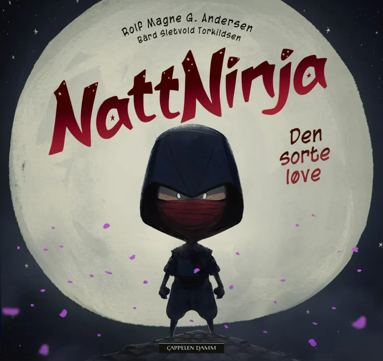 Omslag NATTNINJA - Den sorte løve av Rolf Magne G. Andersen (Innbundet)