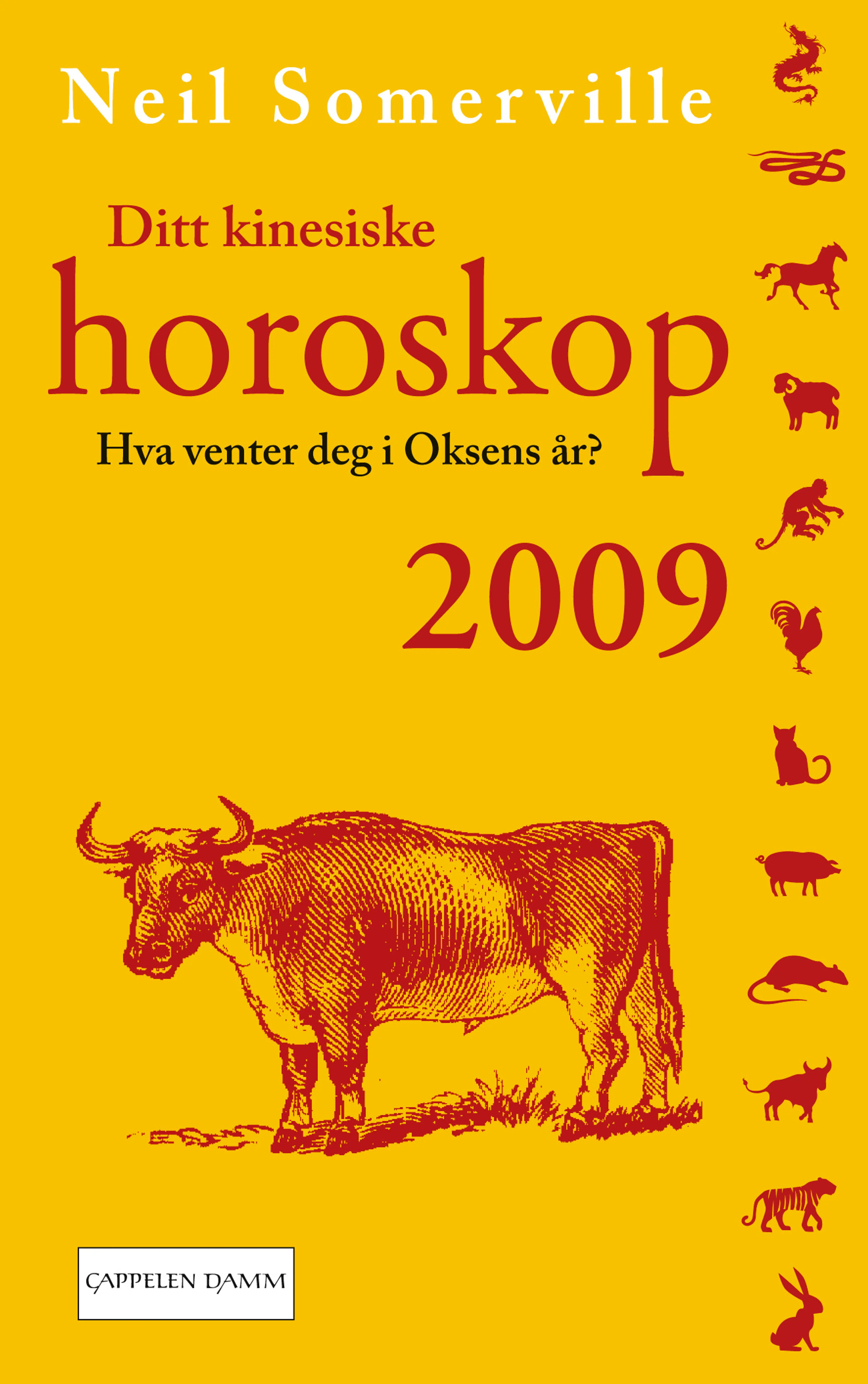 Omslag Ditt kinesiske horoskop 2009 av Neil Somerville (Heftet)