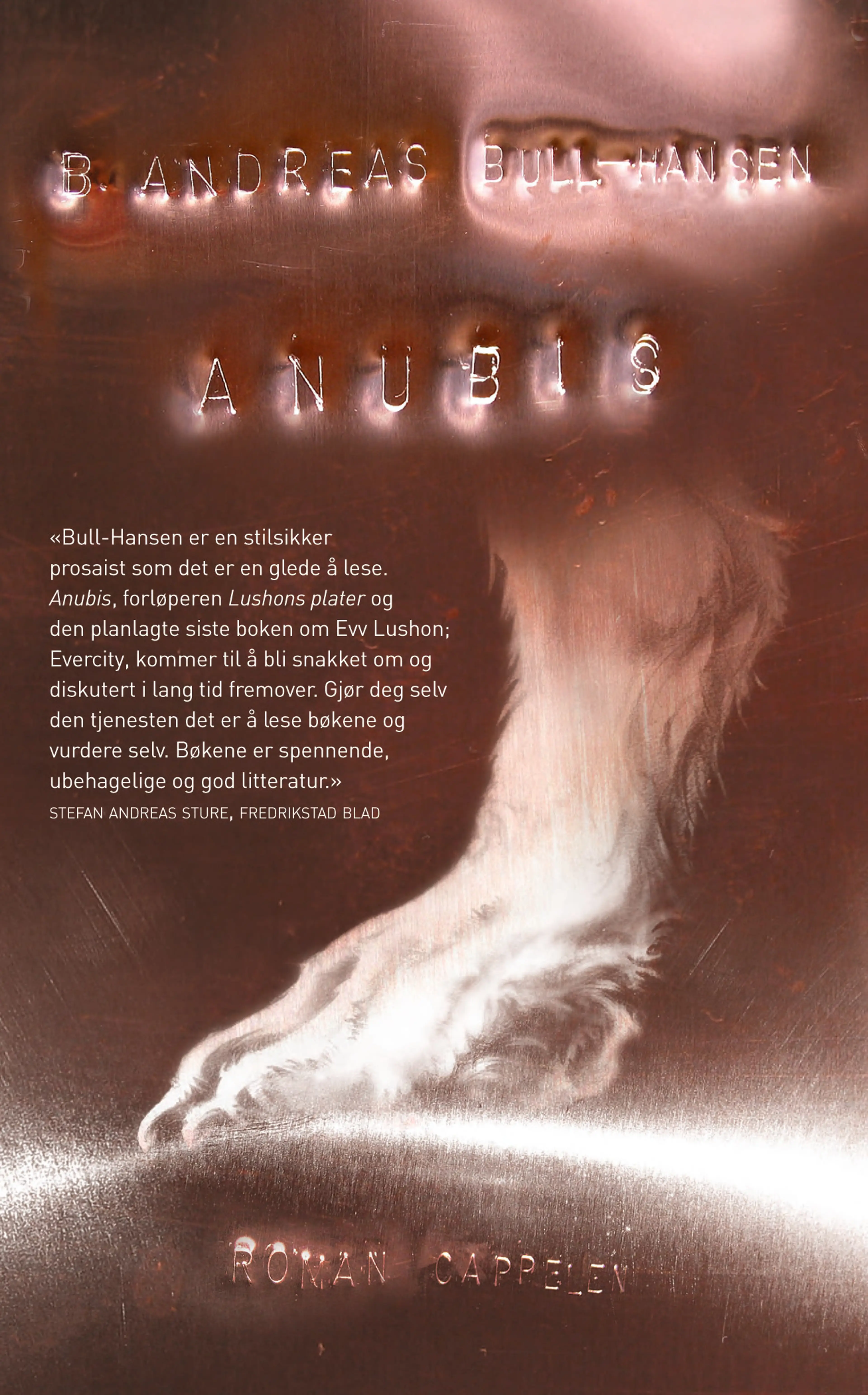 Omslag Anubis av B. Andreas Bull-Hansen (Heftet)