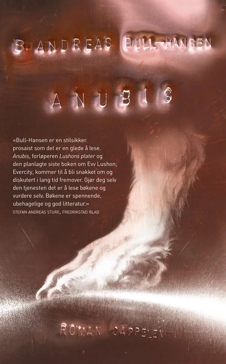Omslag Anubis av B. Andreas Bull-Hansen (Heftet)