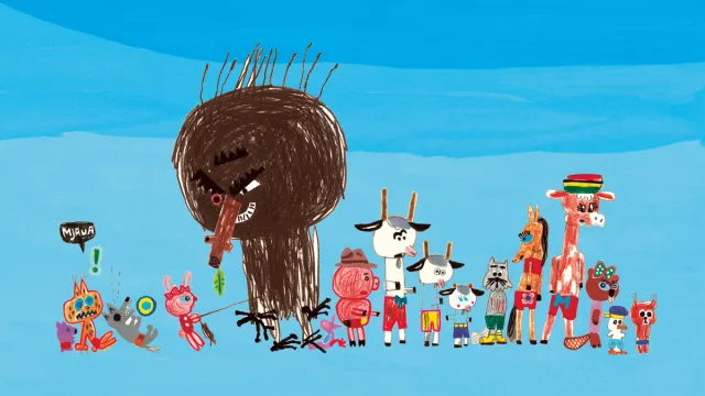 Bukkene Bruse med trollet og vennene