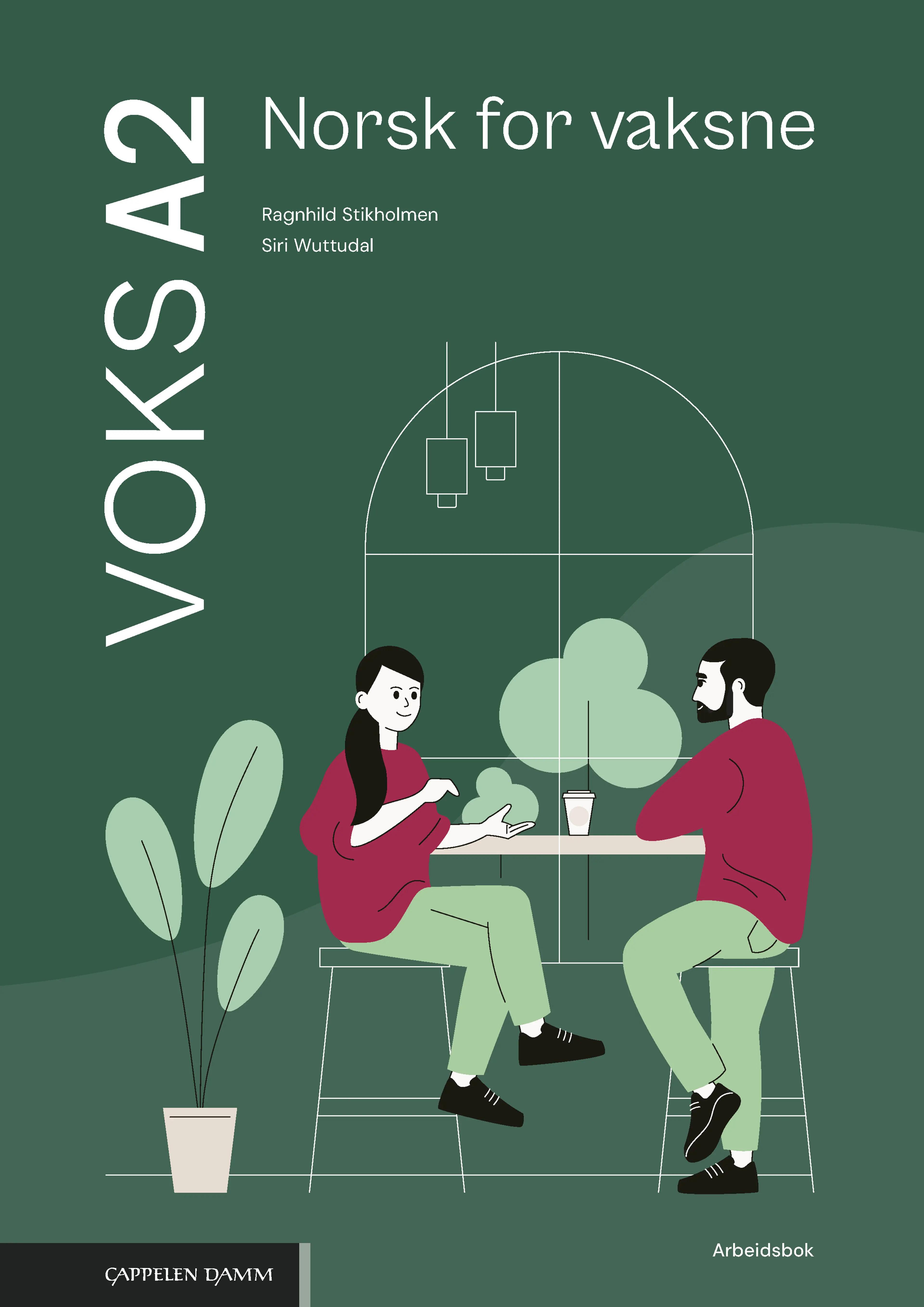 Omslag Voks A2 Norsk for vaksne Arbeidsbok av Ragnhild Stikholmen og Siri Wuttudal (Heftet)