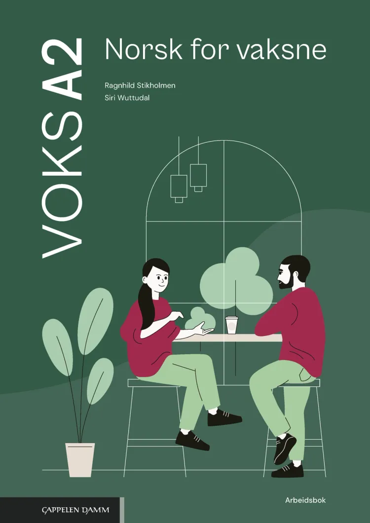 Omslag Voks A2 Norsk for vaksne Arbeidsbok av Ragnhild Stikholmen og Siri Wuttudal (Heftet)