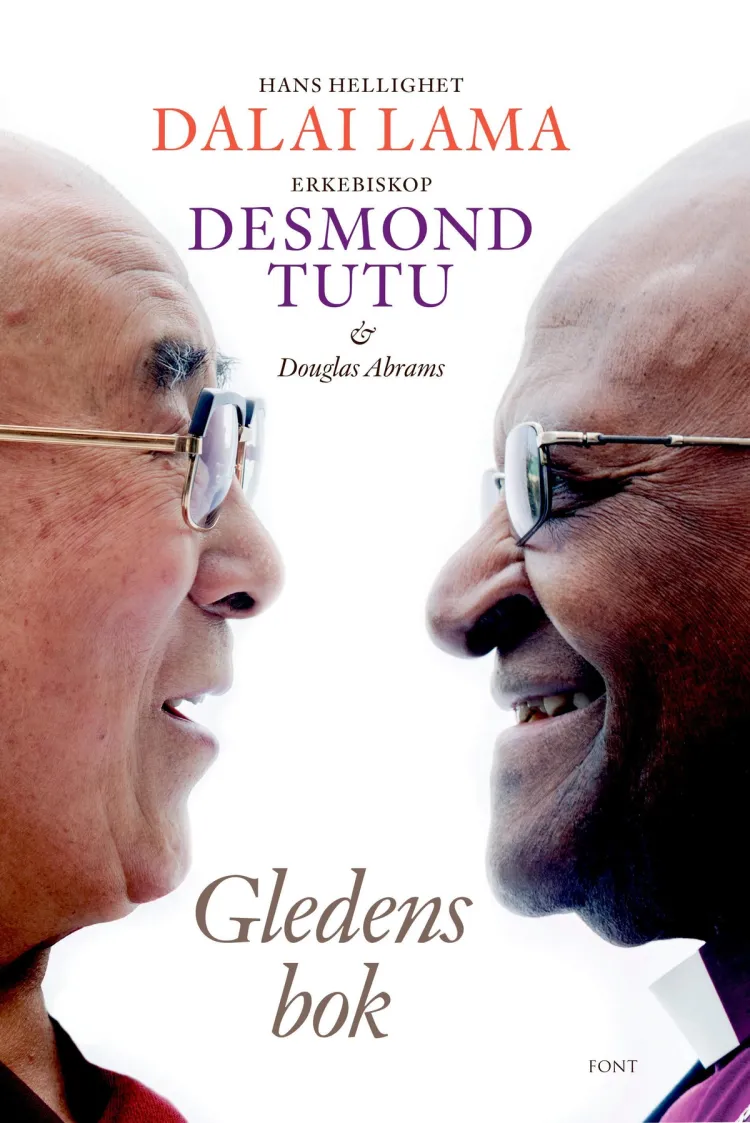 Omslag Gledens bok av Dalai Lama, Desmond Tutu og Douglas Abrams (Innbundet)
