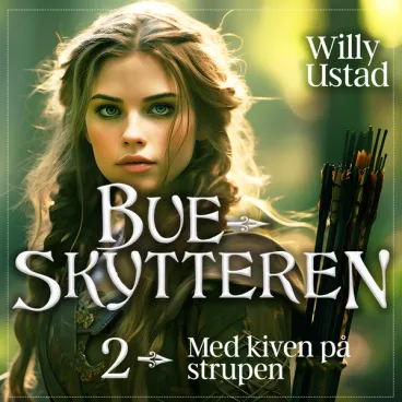 Omslag Med kniven på strupen av Willy Ustad (Lydbok)