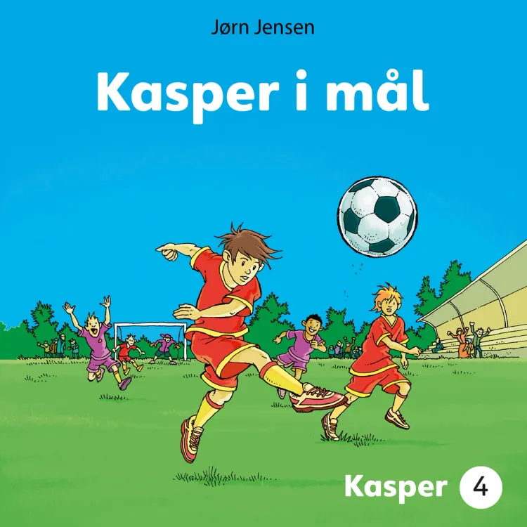 Omslag Kasper i mål av Jørn Jensen (Lydbok)