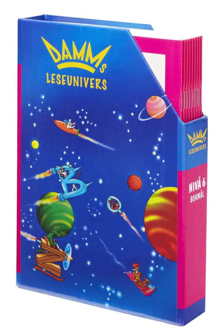 Omslag Damms leseunivers 1 Nivå 6 av Birgit Eriksson (Eske)