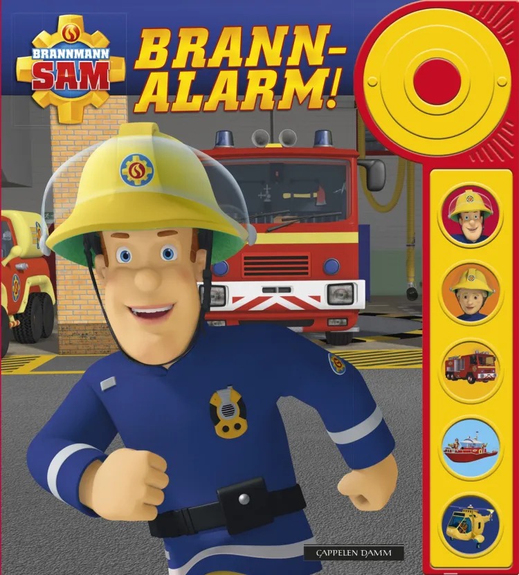 Omslag Brannmann Sam: Brannalarm! (Innbundet)