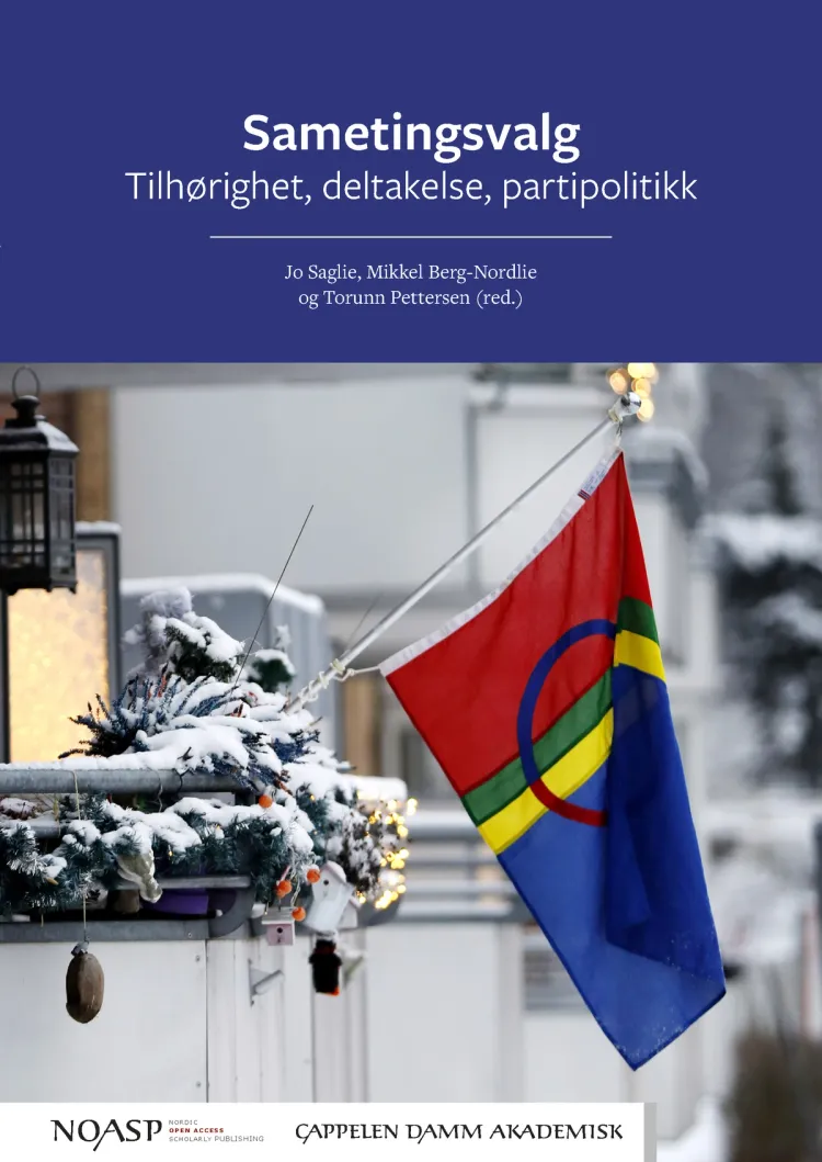 Omslag Sametingsvalg av Jo Saglie, Mikkel Berg-Nordlie og Torunn Pettersen (red.) (Heftet)