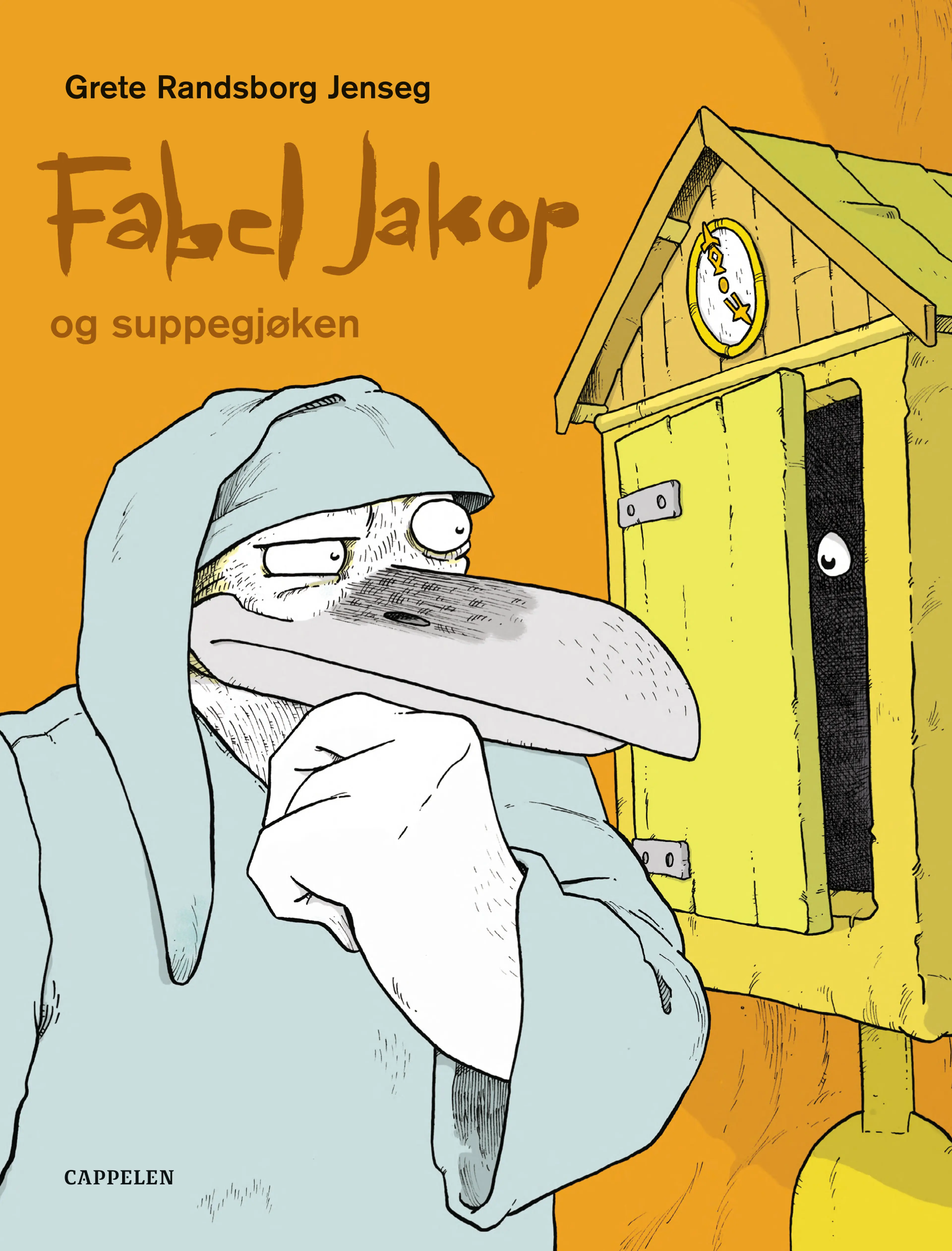 Omslag Fabel Jakop og suppegjøken av Grete Randsborg Jenseg (Innbundet)
