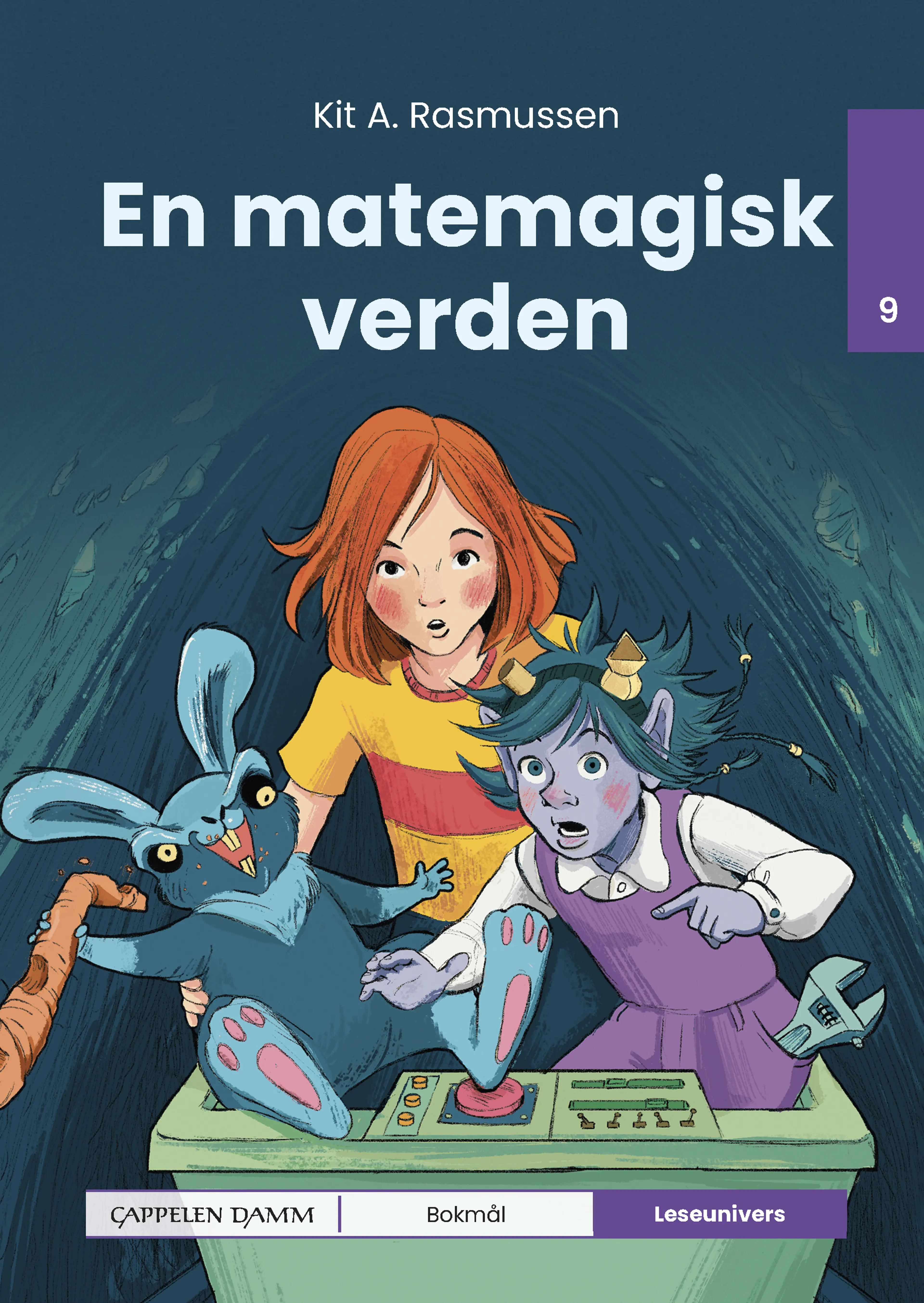 Omslag Leseunivers 9: En matemagisk verden av Kit A. Rasmussen (Innbundet)