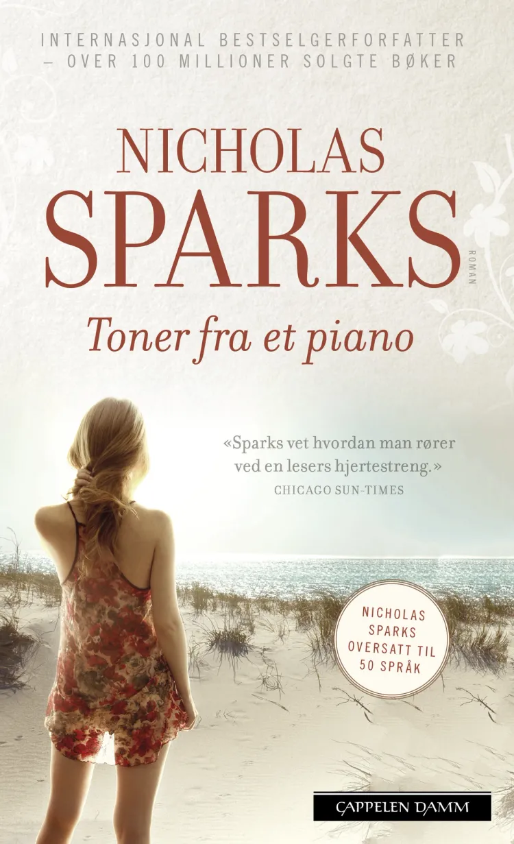 Omslag Toner fra et piano av Nicholas Sparks (Heftet)