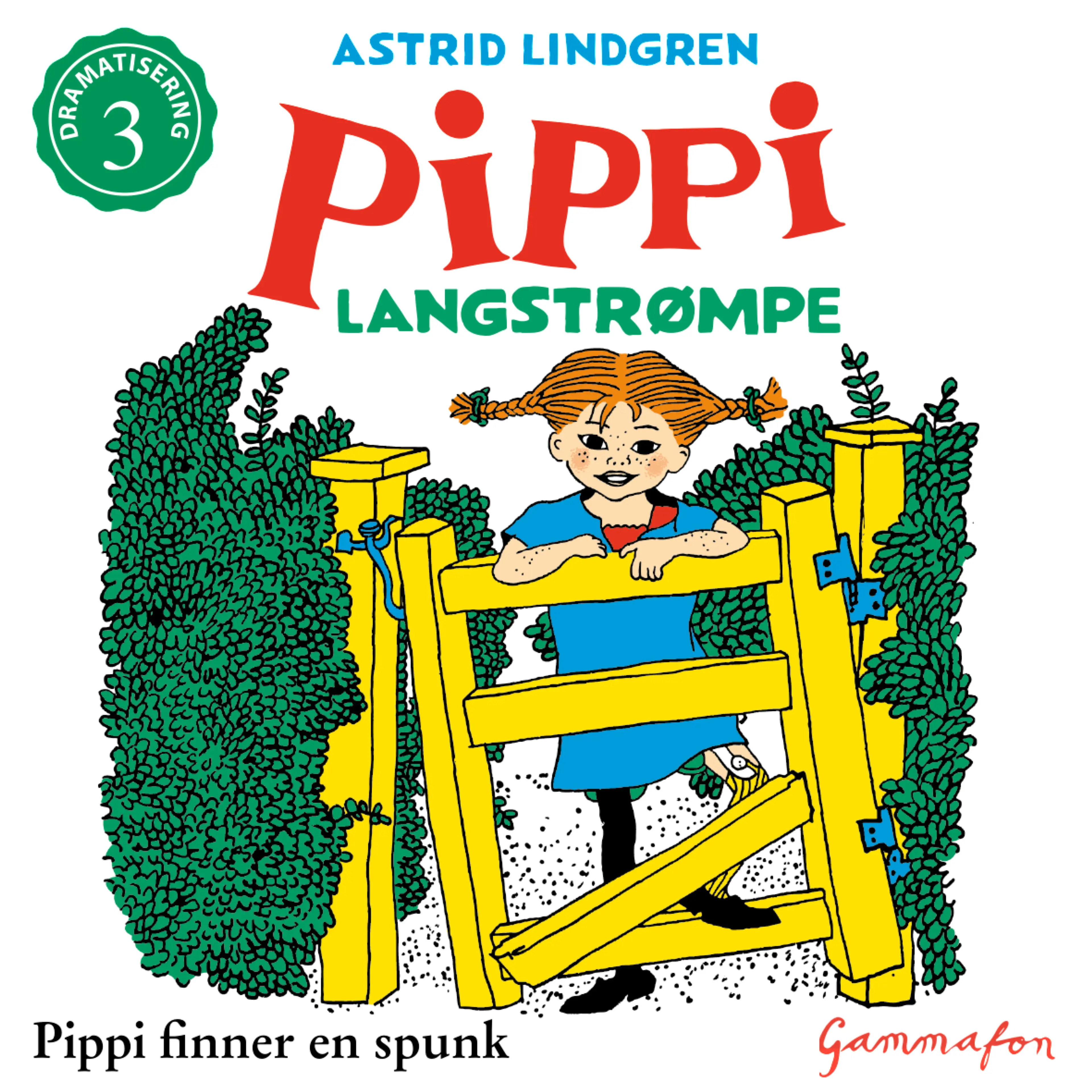 Omslag Pippi finner en spunk av Astrid Lindgren (Lydbok)