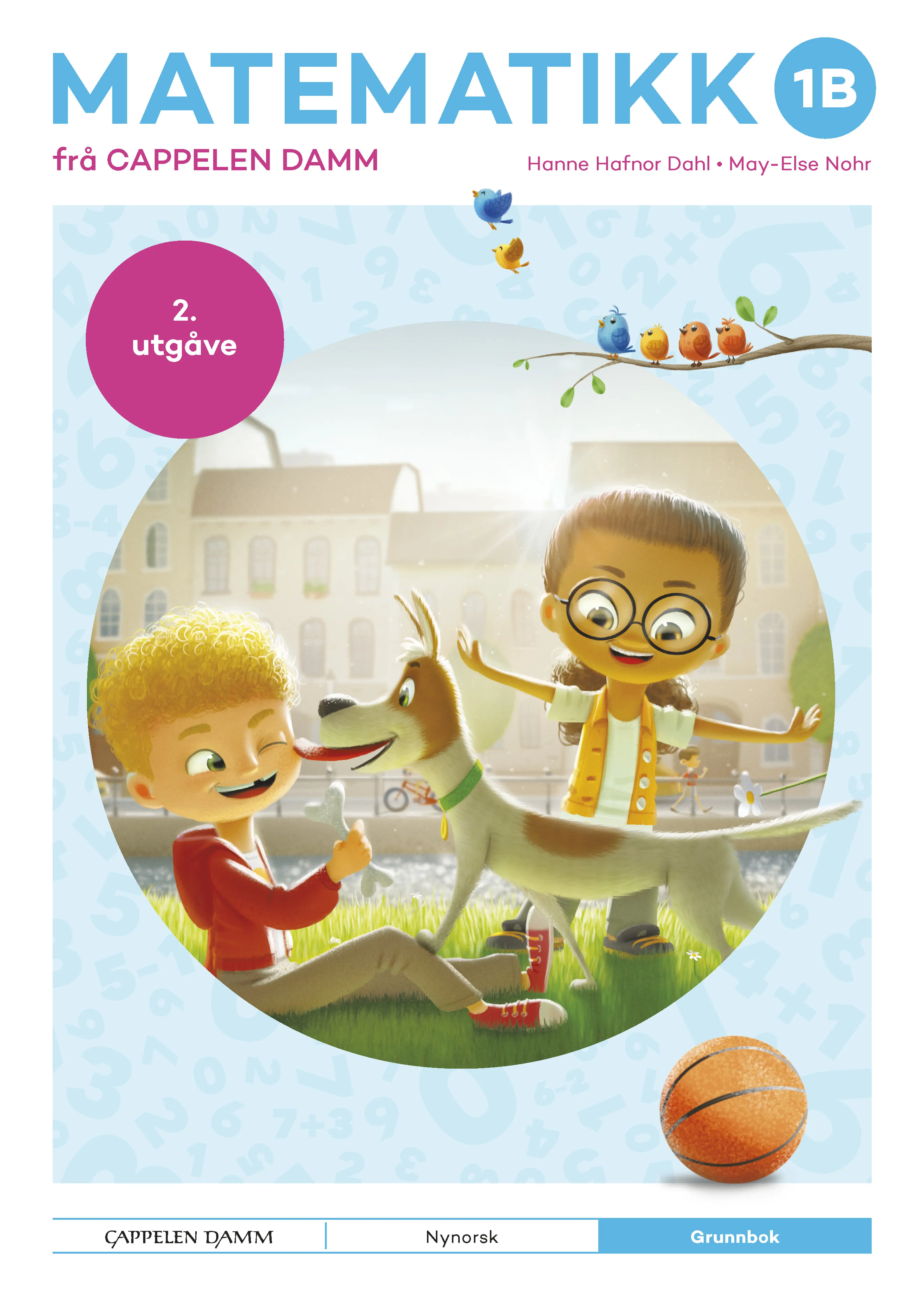 Omslag Matematikk 1B frå Cappelen Damm Grunnbok av Hanne Hafnor Dahl og May-Else Nohr (Heftet)
