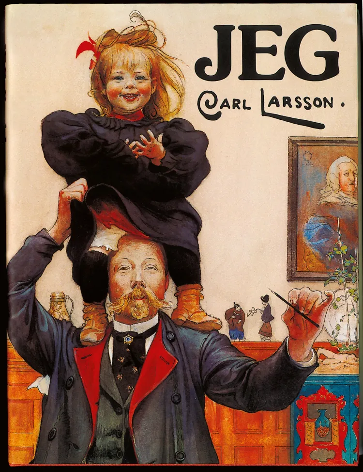 Omslag Jeg av Carl Larsson (Innbundet)