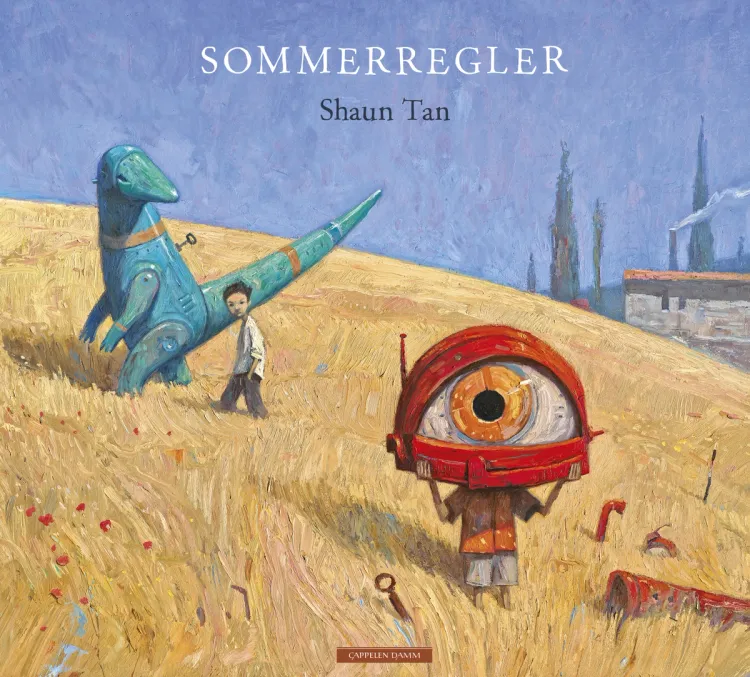 Omslag Sommerregler av Shaun Tan (Innbundet)
