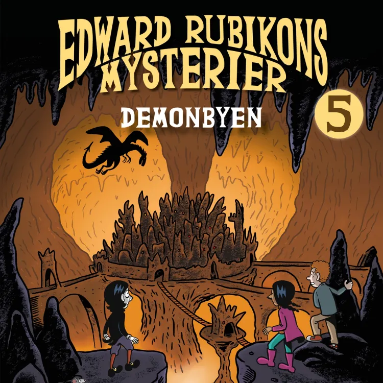 Omslag Edward Rubikons mysterier: Demonbyen av Aleksander Kirkwood Brown (Lydbok)