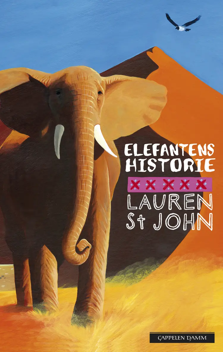 Omslag Elefantens historie av Lauren St John (Innbundet)