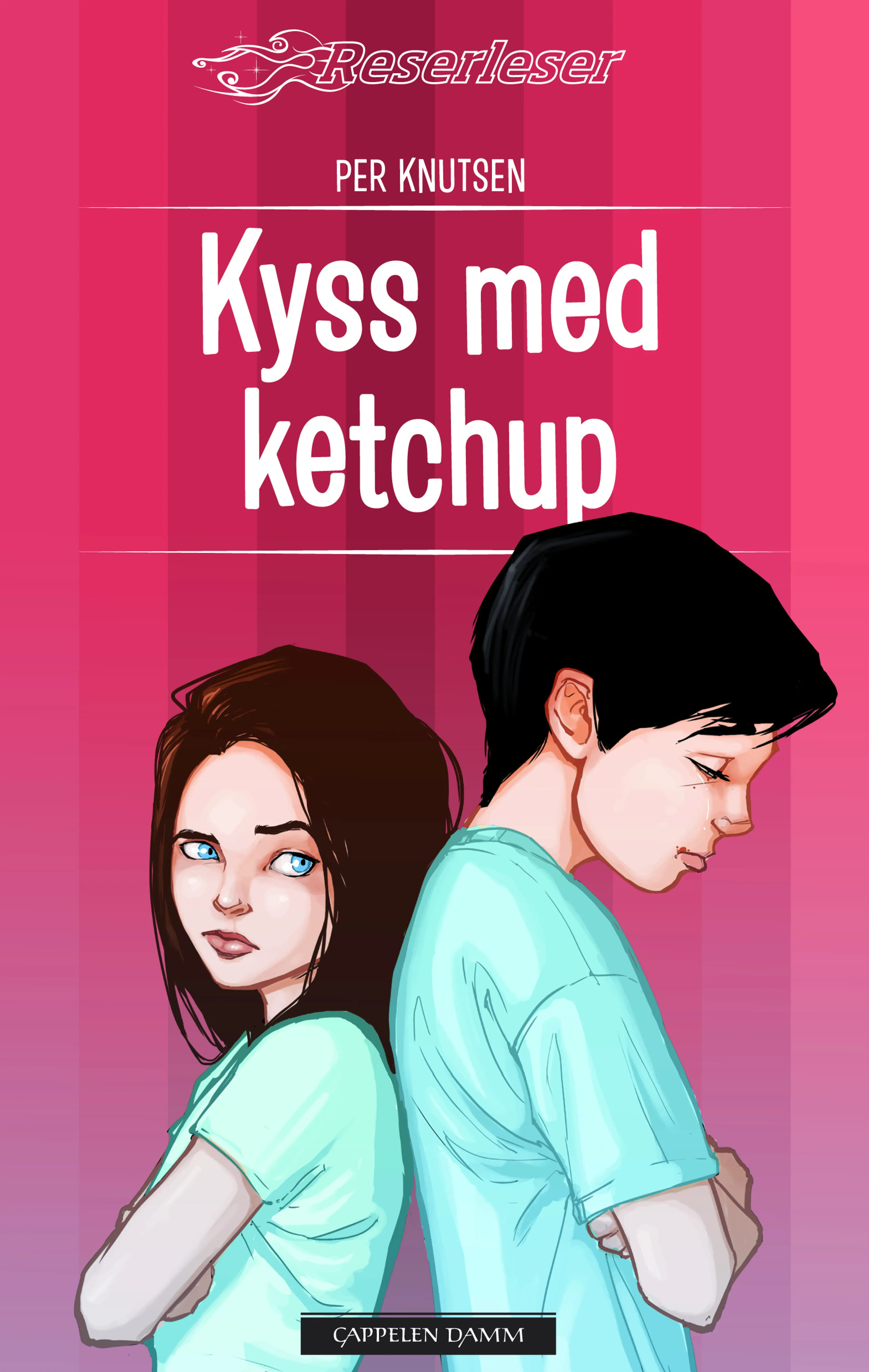 Omslag Kyss med ketchup av Per Knutsen (Innbundet)