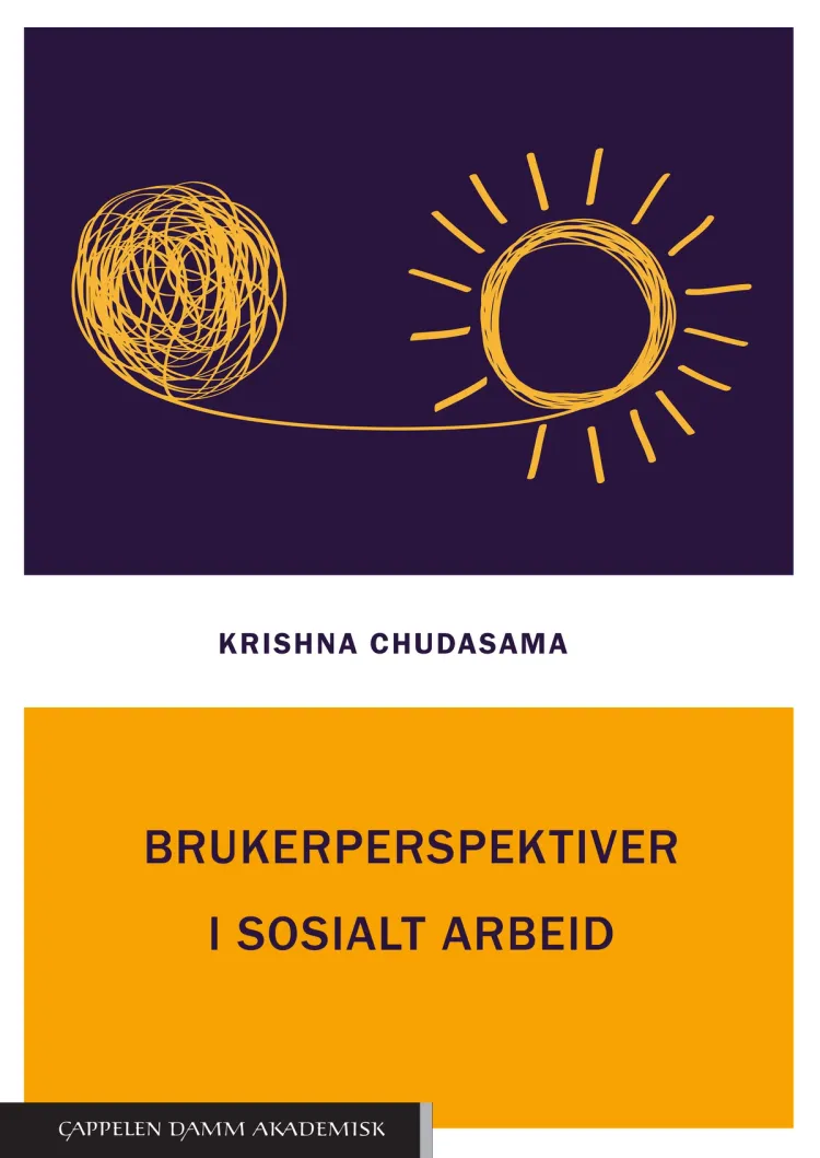 Omslag Brukerperspektiver i sosialt arbeid av Krishna Chudasama (Heftet)
