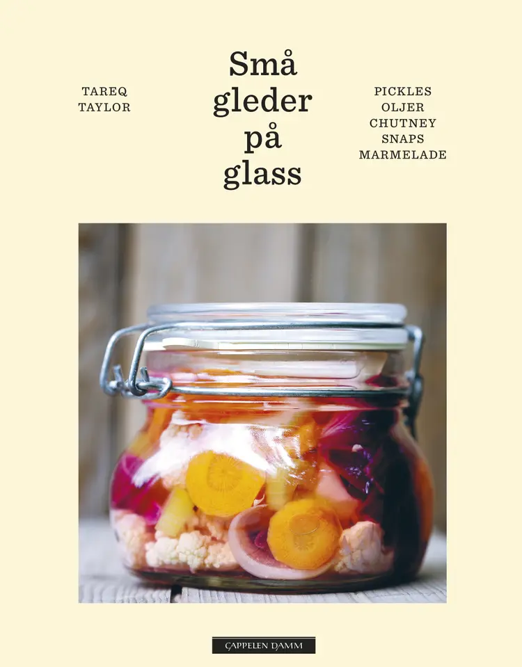 Omslag Små gleder på glass av Tareq Taylor (Innbundet)