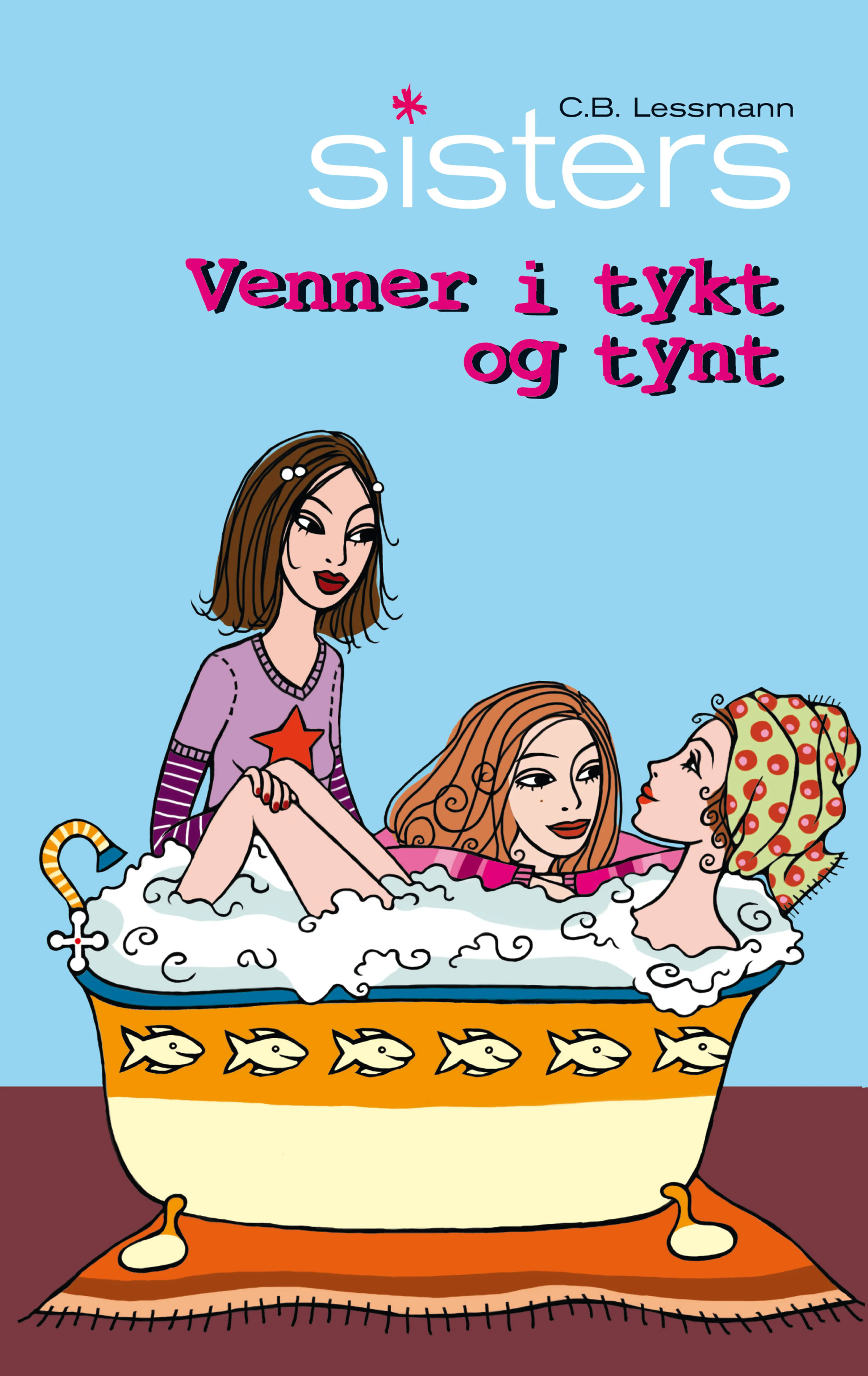 Omslag Venner i tykt og tynt av C.B. Lessmann (Heftet)