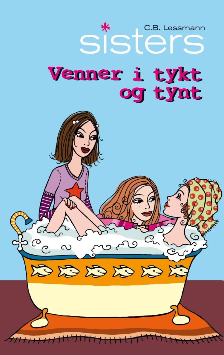 Omslag Venner i tykt og tynt av C.B. Lessmann (Heftet)