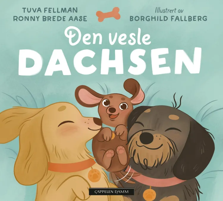 Omslag Den vesle dachsen av Tuva Fellman og Ronny Brede Aase (Innbundet)
