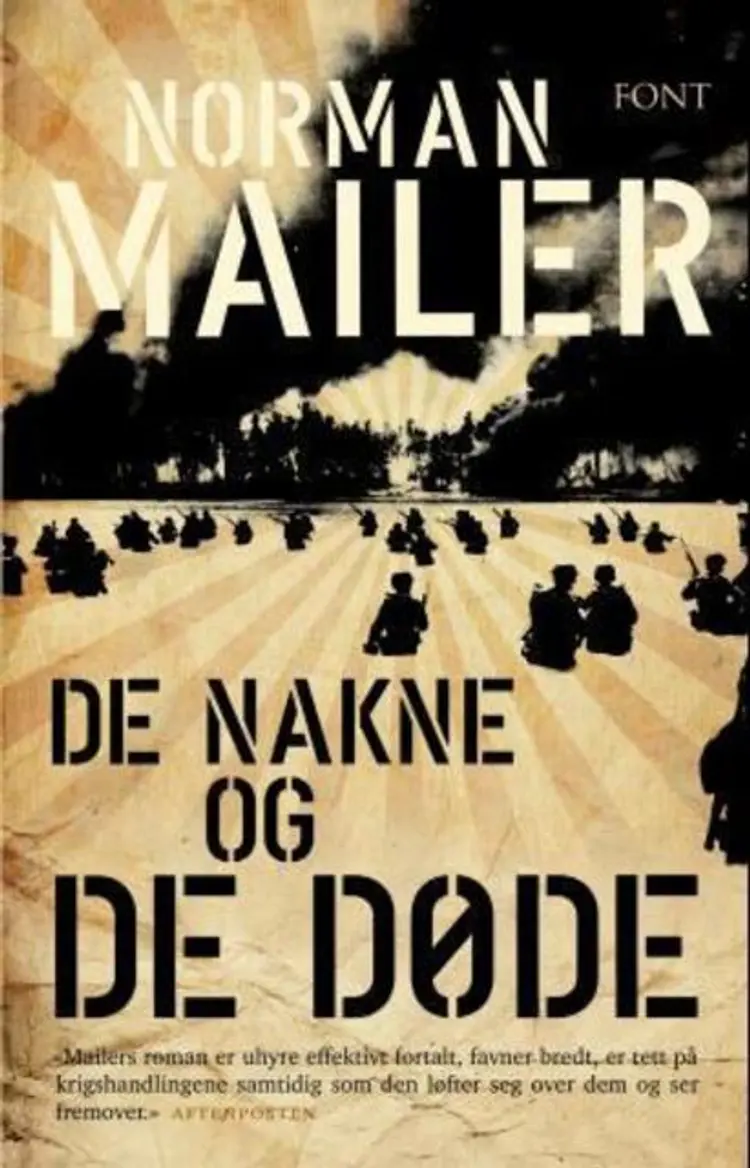 Omslag De nakne og de døde av Norman Mailer (Heftet)