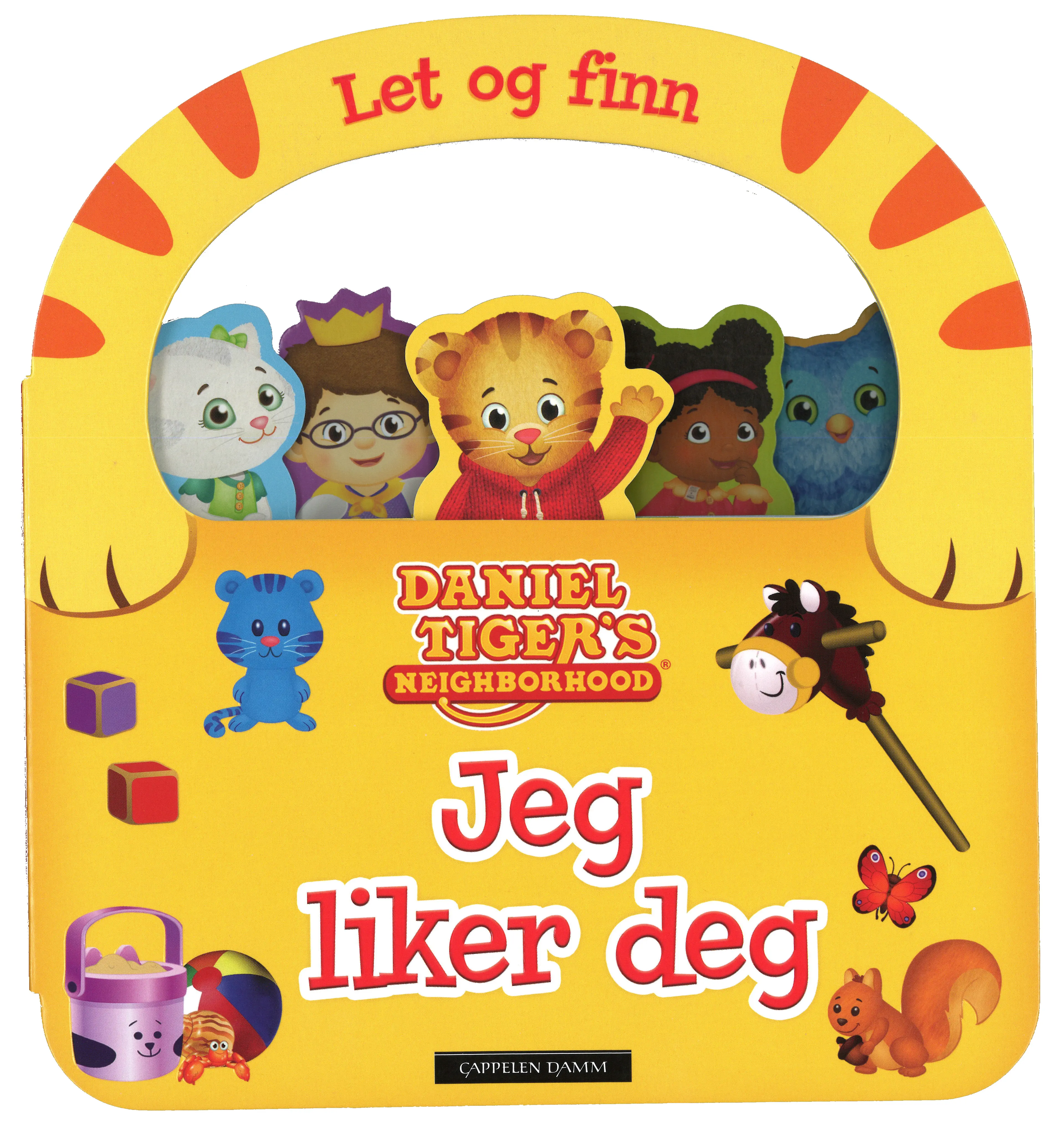 Omslag Daniel Tiger - Jeg liker deg (Innbundet)