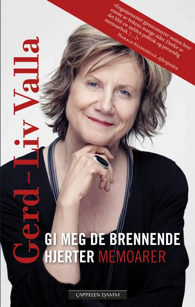 Omslag Gi meg de brennende hjerter av Gerd-Liv Valla (Heftet)