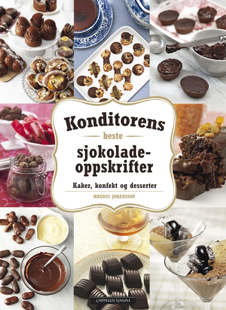 Omslag Konditorens beste sjokoladeoppskrifter av Magnus Johansson (Innbundet)