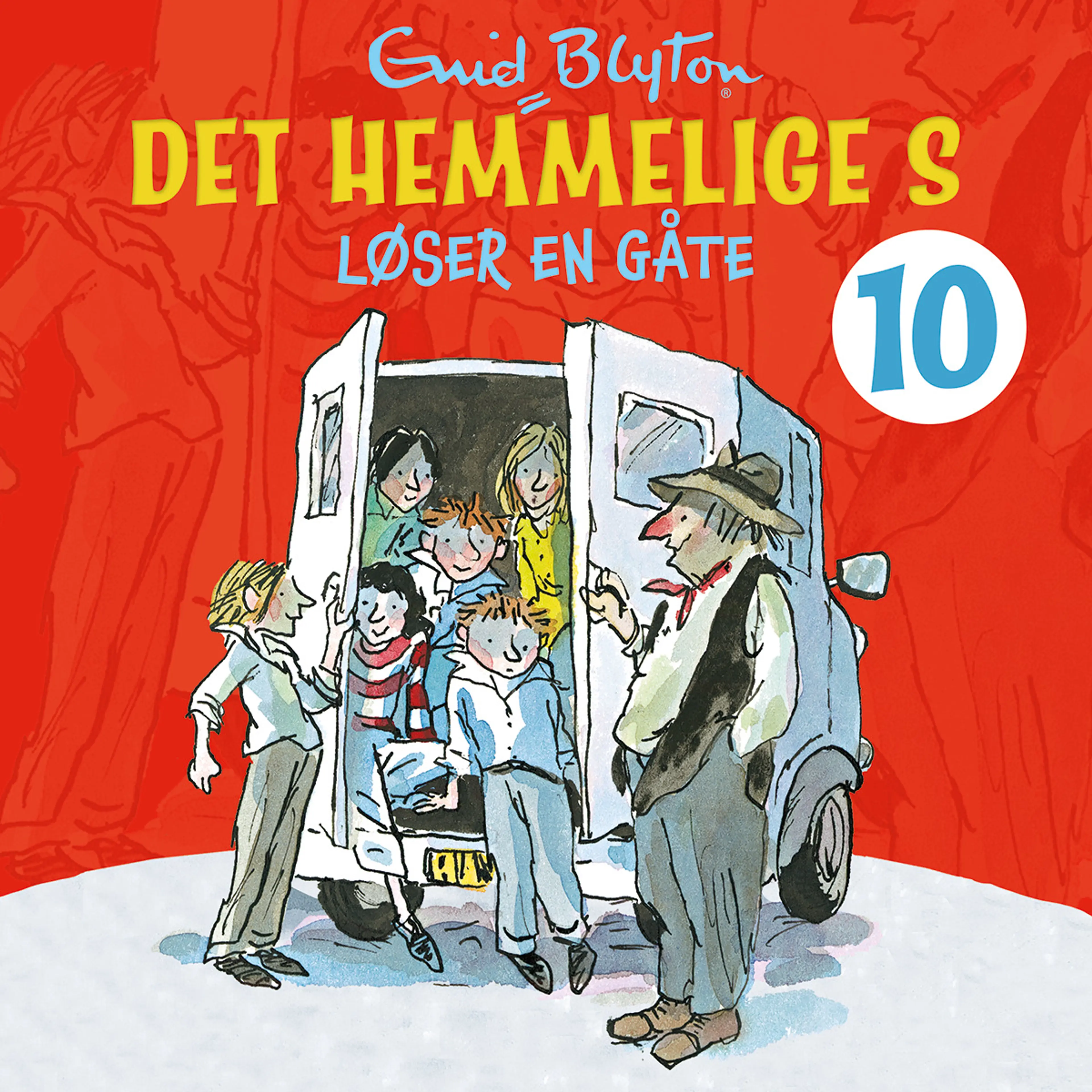 Omslag Det hemmelige S løser en gåte av Enid Blyton (Lydbok)
