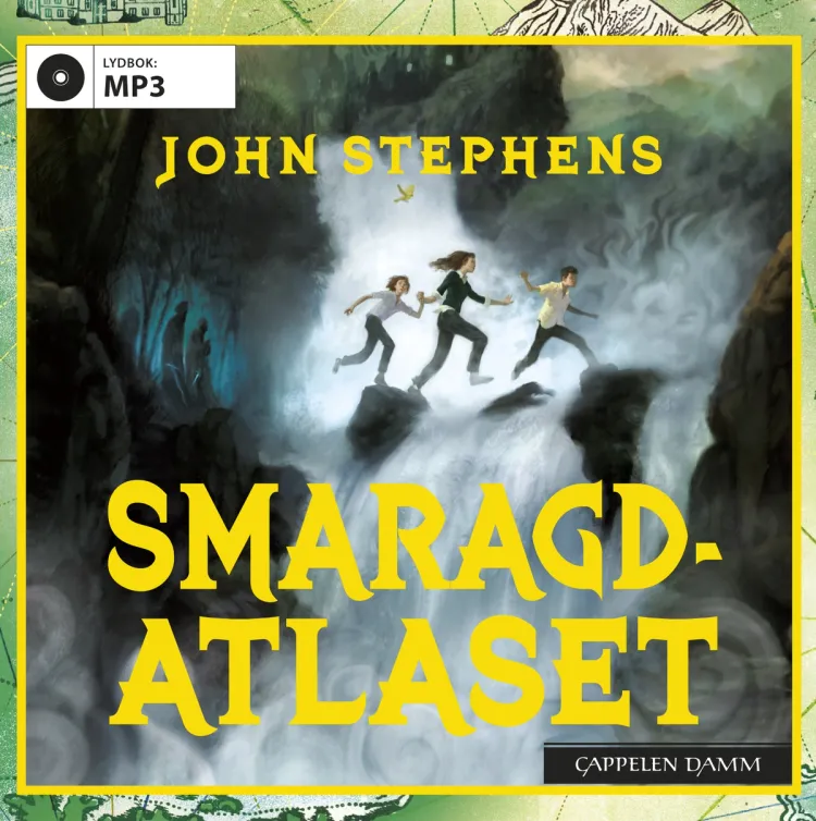 Omslag Smaragdatlaset av John Stephens (Lydbok)