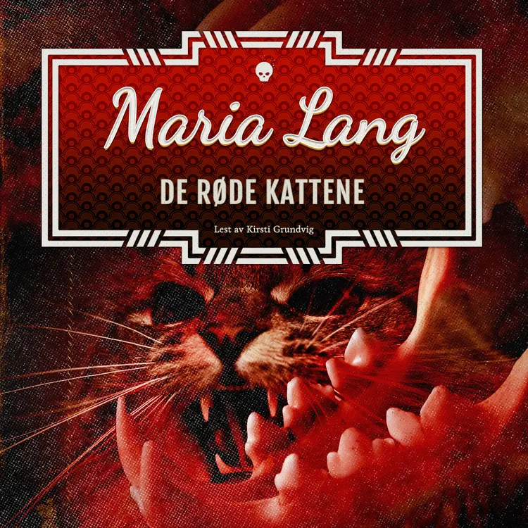 Omslag De røde kattene av Maria Lang (Lydbok)