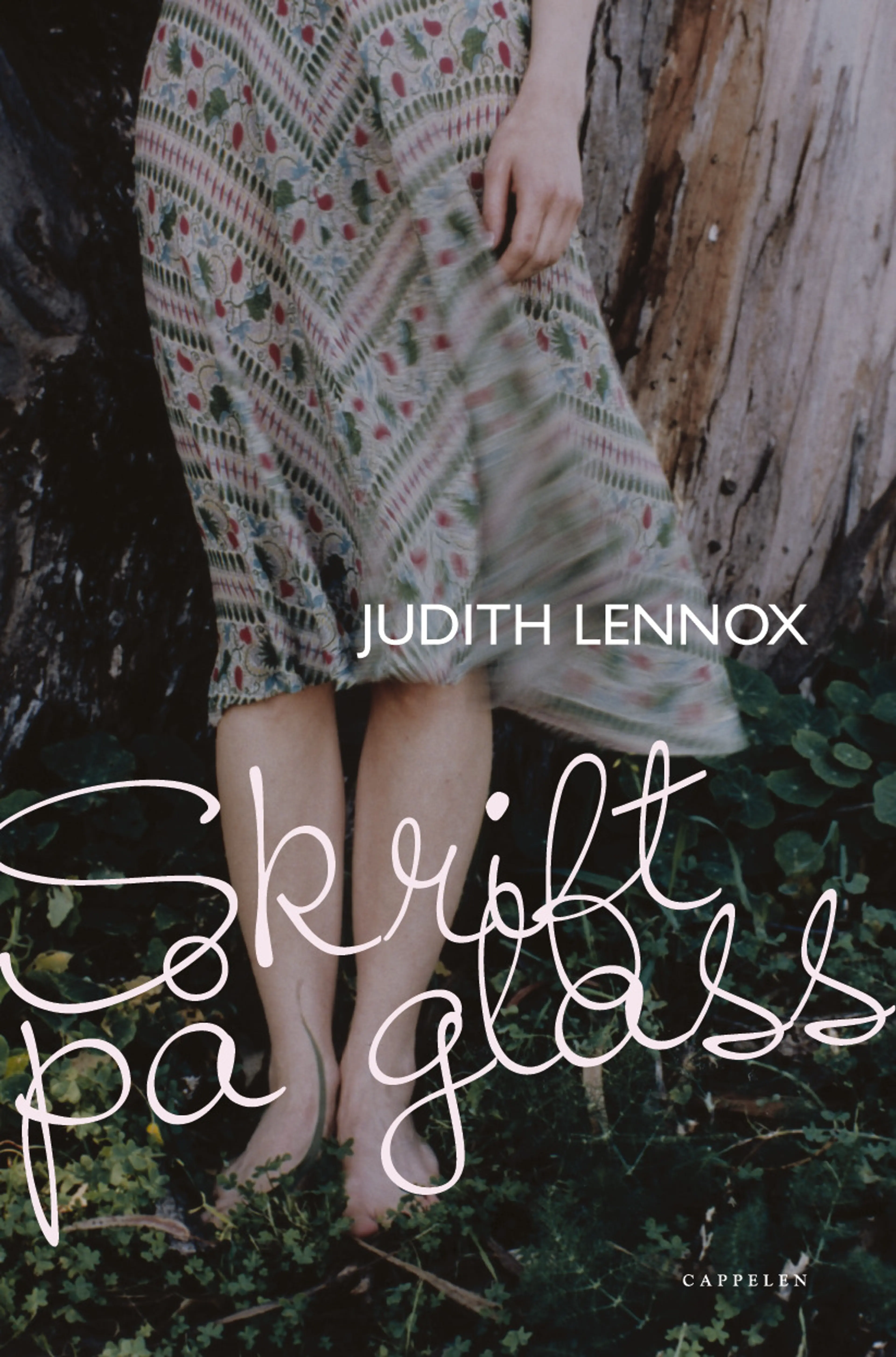 Omslag Skrift på glass av Judith Lennox (Innbundet)
