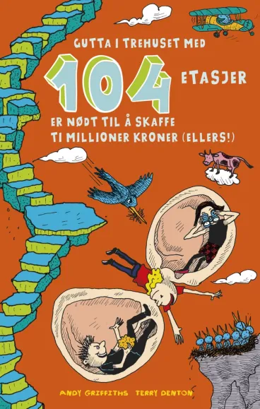 Omslag Gutta i trehuset med 104 etasjer av Andy Griffiths (Heftet)