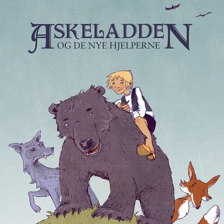 Omslag Askeladden og de nye hjelperne av Bjørg Øygarden (Lydbok)